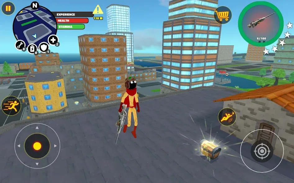 Stick Superhero  [МОД Бесконечные деньги] Screenshot 1