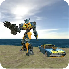 Взлом Muscule Car Robot (Мускул Кар Робот)  [МОД Mega Pack] - последняя версия apk на Андроид