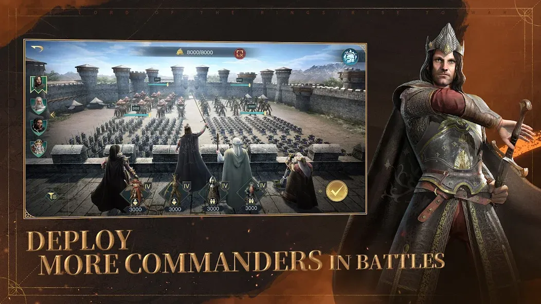 The Lord of the Rings: War  [МОД Menu] Screenshot 1