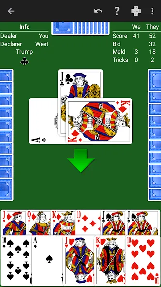 Pinochle - Expert AI (Пиночле)  [МОД Mega Pack] Screenshot 1