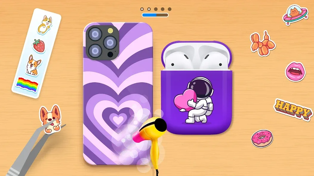 Phone Case DIY  [МОД Бесконечные монеты] Screenshot 3