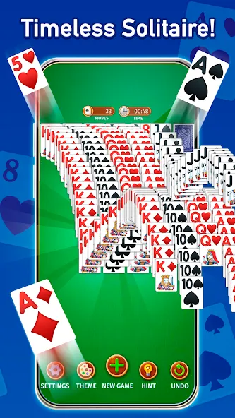 Solitaire: Classic Card Game (Клондайк Солитер)  [МОД Unlimited Money] Screenshot 3