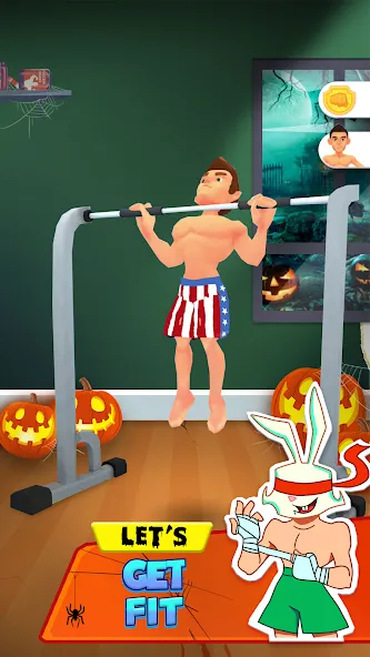 Idle Workout Master: MMA hero (Айдл Воркаут Мастер)  [МОД Много денег] Screenshot 2