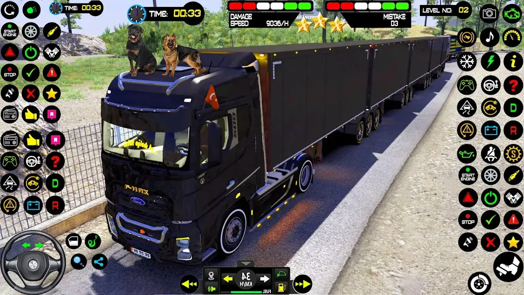 Cargo Truck Driving Truck Game (Ойл трек геймс симулятор 3D)  [МОД Mega Pack] Screenshot 3