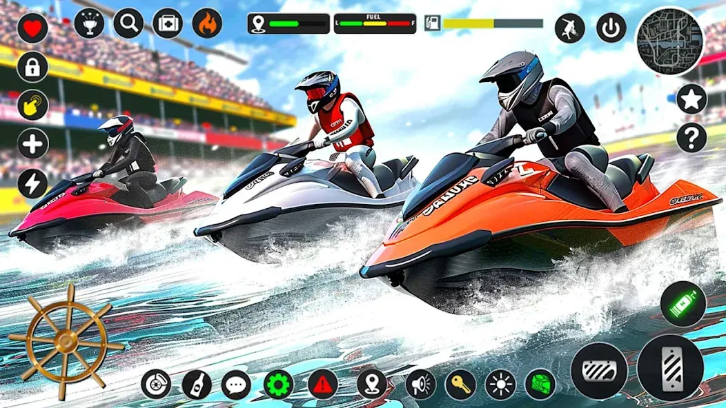 Jetski Boat Racing: Boat Games (Джетски Гонки на лодках)  [МОД Menu] Screenshot 5