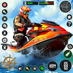 Взлом Jetski Boat Racing: Boat Games (Джетски Гонки на лодках)  [МОД Menu] - стабильная версия apk на Андроид