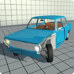 Скачать взломанную Simple Car Crash Physics Sim (Симулятор физики простого автомобильного столкновения)  [МОД Меню] - стабильная версия apk на Андроид