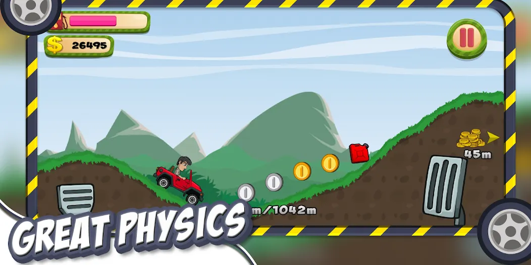 Hill Racing – Offroad Hill Adv (Хилл Рэйсинг)  [МОД Много монет] Screenshot 2