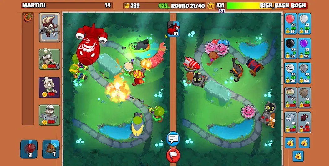 Bloons TD Battles 2 (Блунс ТД Батлс 2)  [МОД Бесконечные деньги] Screenshot 2