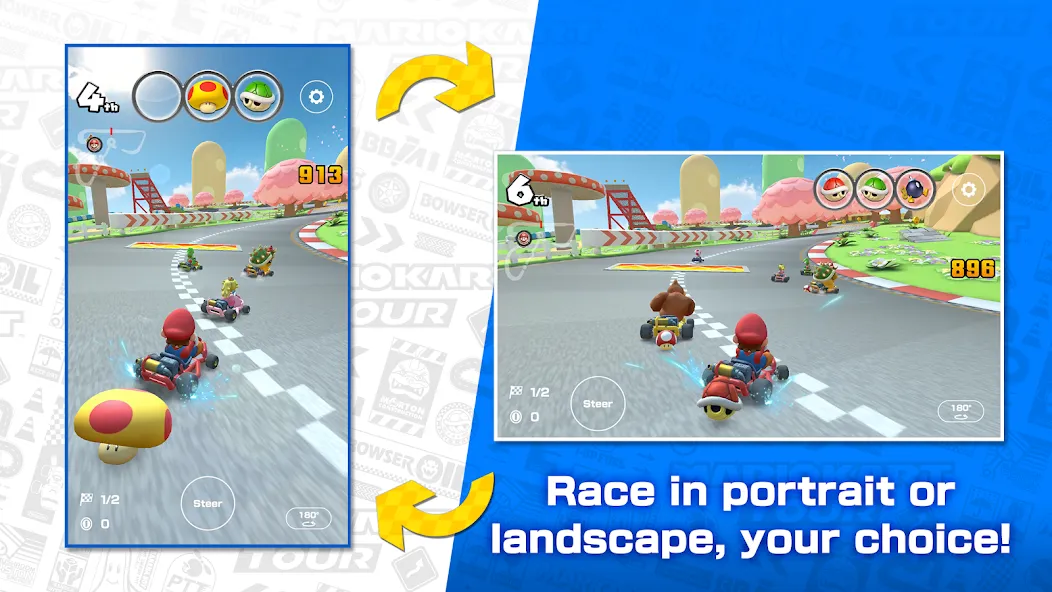 Mario Kart Tour (Марио Карт Тур)  [МОД Все открыто] Screenshot 3