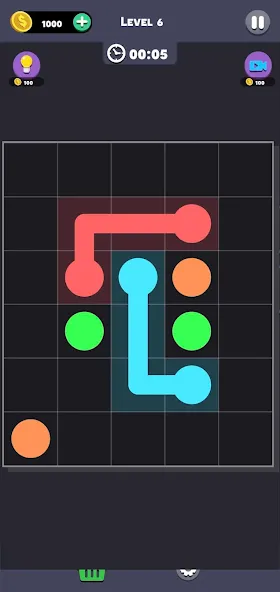 Same Color: Connect Two Dots (Сейм Колор Дот)  [МОД Много денег] Screenshot 3