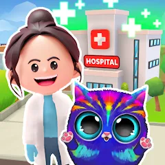 Взломанная Cute Animals: Pet Doctor (Мрдж Кьют Энималс)  [МОД Mega Pack] - полная версия apk на Андроид