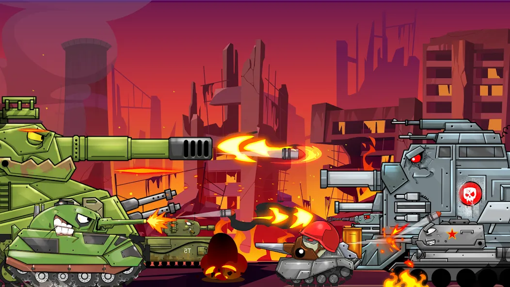 Merge Master Tanks: Tank wars (Мерж Танки)  [МОД Unlimited Money] Screenshot 3