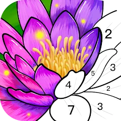 Взломанная Color Time - Paint by Number (Колор Тайм)  [МОД Mega Pack] - последняя версия apk на Андроид