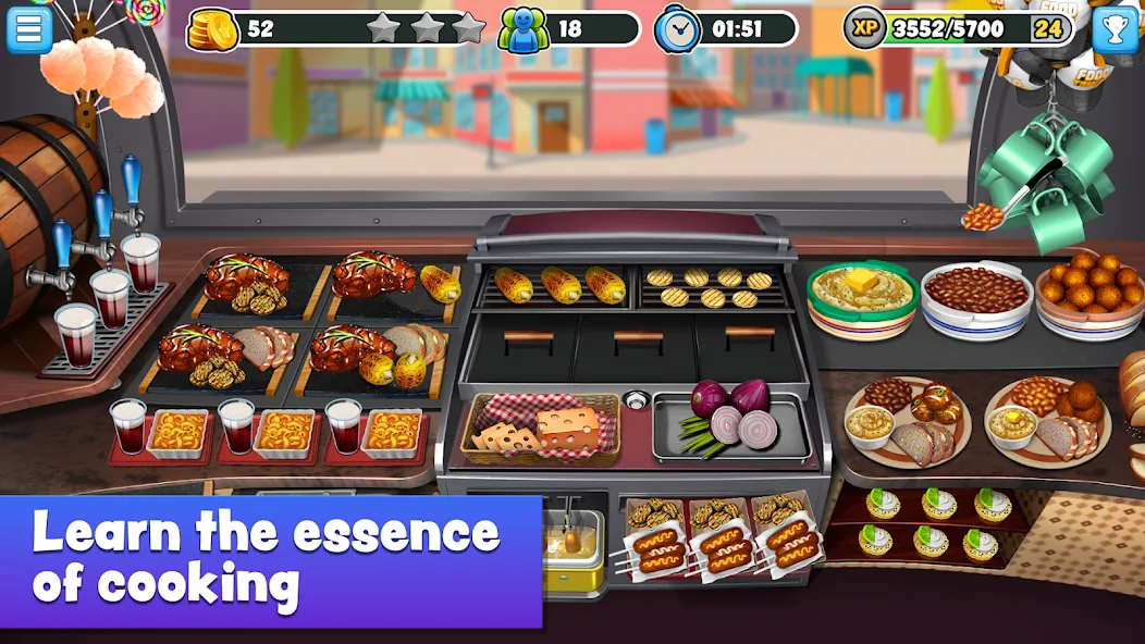 Food Truck Chef™ Cooking Games (Фуд Трак Шеф)  [МОД Много денег] Screenshot 1