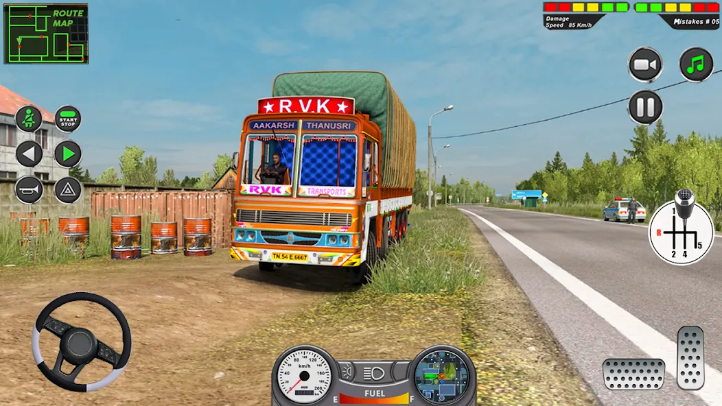 Indian Heavy Truck Delivery 3D  [МОД Меню] Screenshot 5