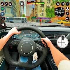 Скачать взломанную Modern Taxi Car Glory Driving  [МОД Меню] - последняя версия apk на Андроид