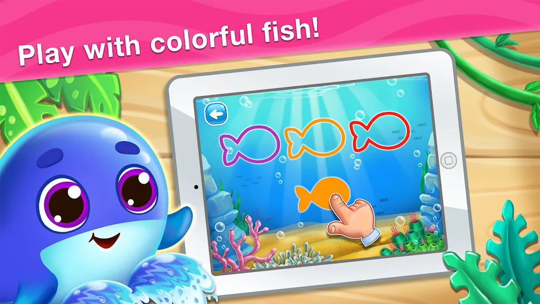 Colors learning games for kids  [МОД Бесконечные монеты] Screenshot 2