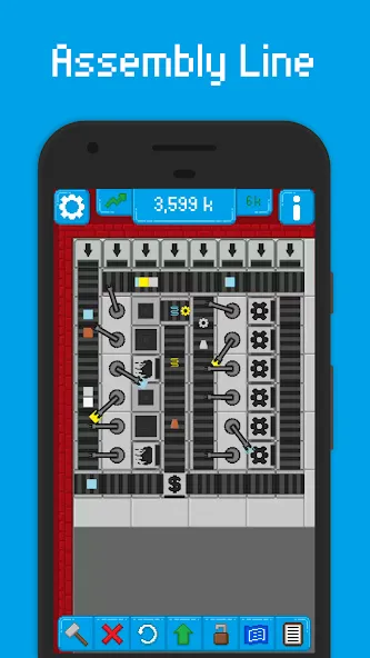 Assembly Line (Ассемблей Лайн)  [МОД Бесконечные деньги] Screenshot 1