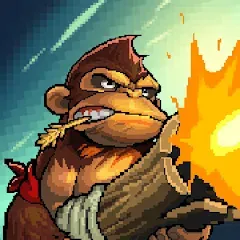 Взломанная Apes vs. Zombies  [МОД Все открыто] - полная версия apk на Андроид