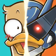 Взломанная Merge Duck 2: Idle RPG (Мердж Дак 2)  [МОД Unlimited Money] - полная версия apk на Андроид