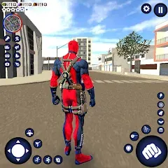 Скачать взломанную Miami Rope Hero Spider Game  [МОД Unlimited Money] - стабильная версия apk на Андроид