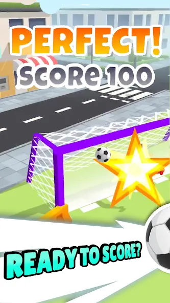 Crazy Kick! Fun Football game  [МОД Бесконечные монеты] Screenshot 1