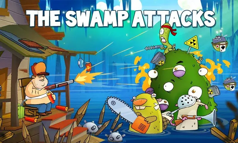 Swamp Attack (Свомп Аттак)  [МОД Menu] Screenshot 1