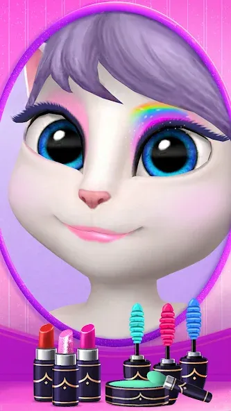 My Talking Angela  [МОД Бесконечные деньги] Screenshot 2