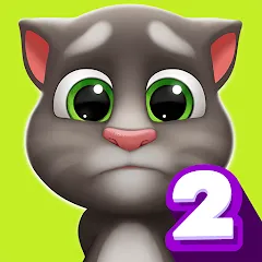 Взломанная My Talking Tom 2  [МОД Бесконечные монеты] - стабильная версия apk на Андроид