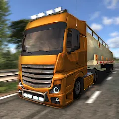 Скачать взломанную European Truck Simulator (Юро Трак Драйвер)  [МОД Unlimited Money] - последняя версия apk на Андроид