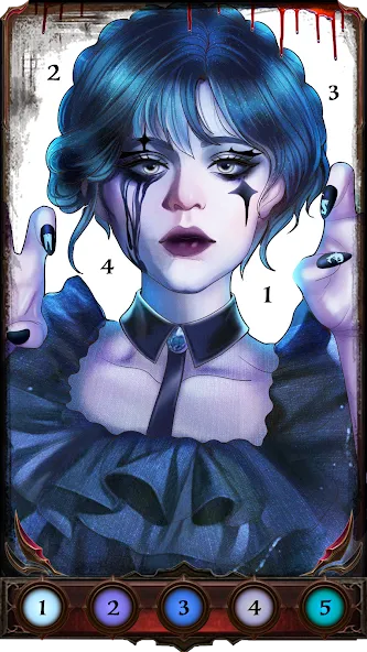 Dark, Horror Color by Number  [МОД Unlimited Money] Screenshot 5