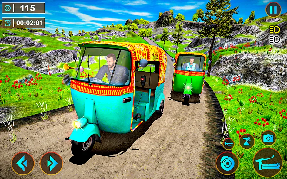 Tuk Tuk Offroad Auto Rickshaw (Тук Тук оффроуд автомобильный рикша)  [МОД Меню] Screenshot 1