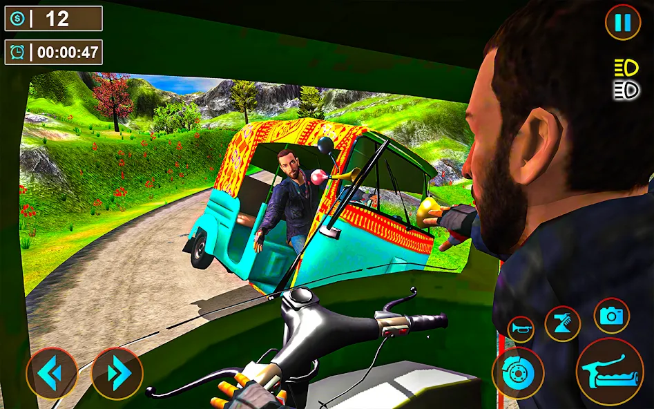 Tuk Tuk Offroad Auto Rickshaw (Тук Тук оффроуд автомобильный рикша)  [МОД Меню] Screenshot 4