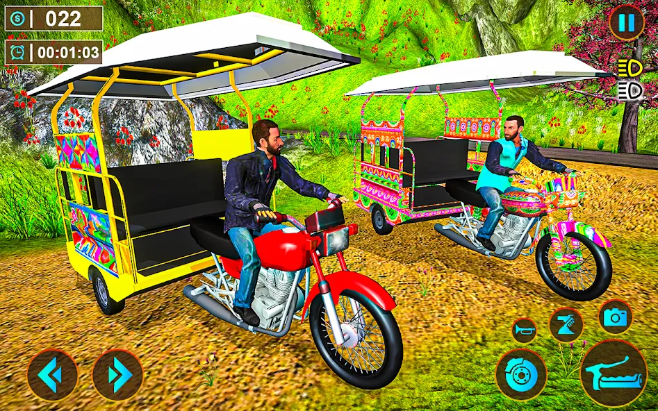 Tuk Tuk Offroad Auto Rickshaw (Тук Тук оффроуд автомобильный рикша)  [МОД Меню] Screenshot 5