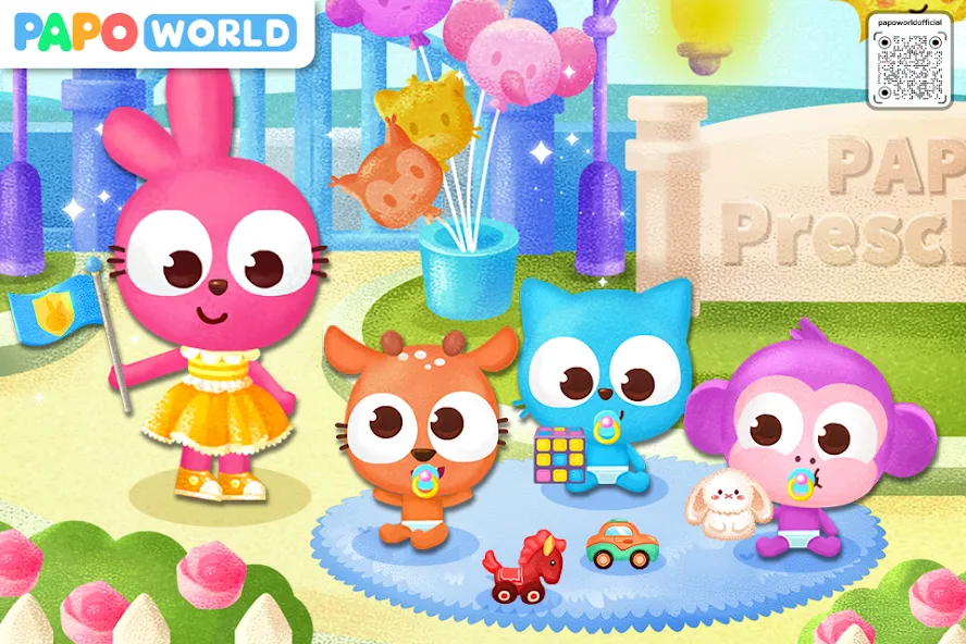 Papo Town Preschool  [МОД Бесконечные деньги] Screenshot 5