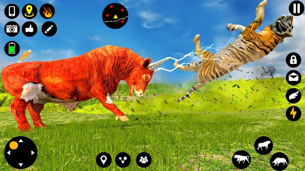 Angry Bull Attack Fight Games (Ангри Булл Атак Файт Геймс)  [МОД Unlocked] Screenshot 2