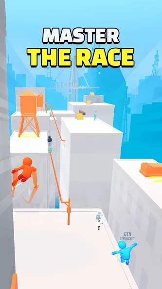 Parkour Race - FreeRun Game (Паркур Рейс)  [МОД Все открыто] Screenshot 3