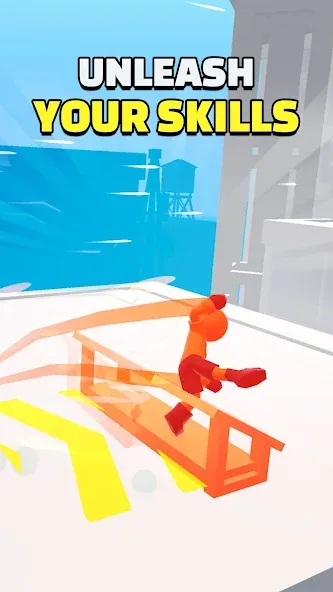 Parkour Race - FreeRun Game (Паркур Рейс)  [МОД Все открыто] Screenshot 4