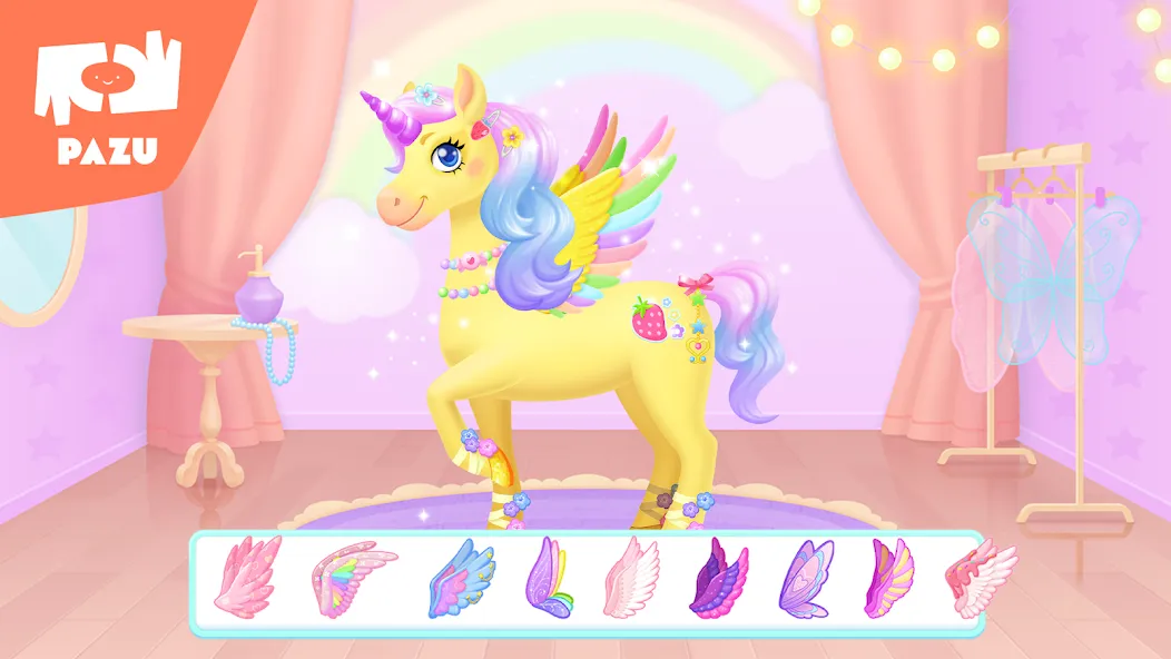 My Unicorn dress up for kids  [МОД Menu] Screenshot 4