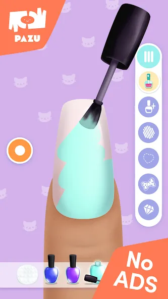 Girls Nail Salon - Kids Games  [МОД Mega Pack] Screenshot 2