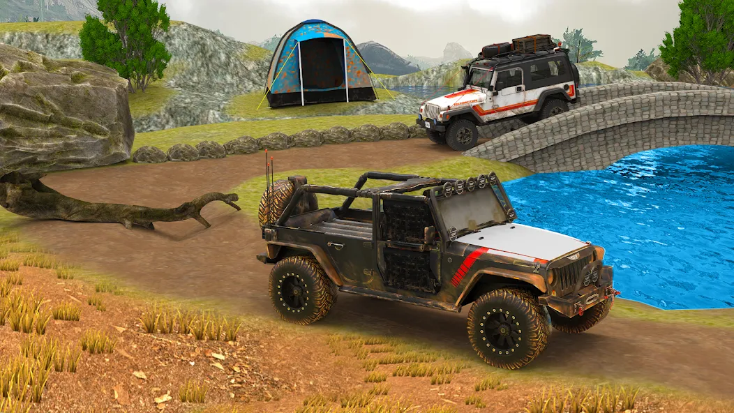 Offroad 4x4 Jeep Driving Game  [МОД Все открыто] Screenshot 3