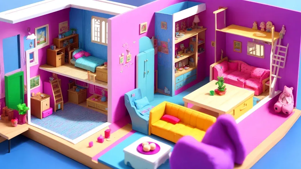 Doll House Design: Girl Games (Долл Хаус Дизайн)  [МОД Все открыто] Screenshot 4