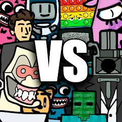 Взлом Cartoon Battle  [МОД Mega Pack] - полная версия apk на Андроид