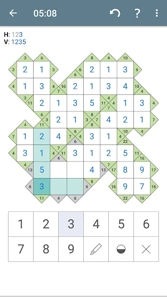 Kakuro (Cross Sums)  [МОД Unlimited Money] Screenshot 5