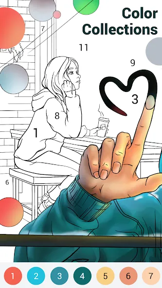 Happy Color®: Coloring Book (Хэппи Колор)  [МОД Много монет] Screenshot 4