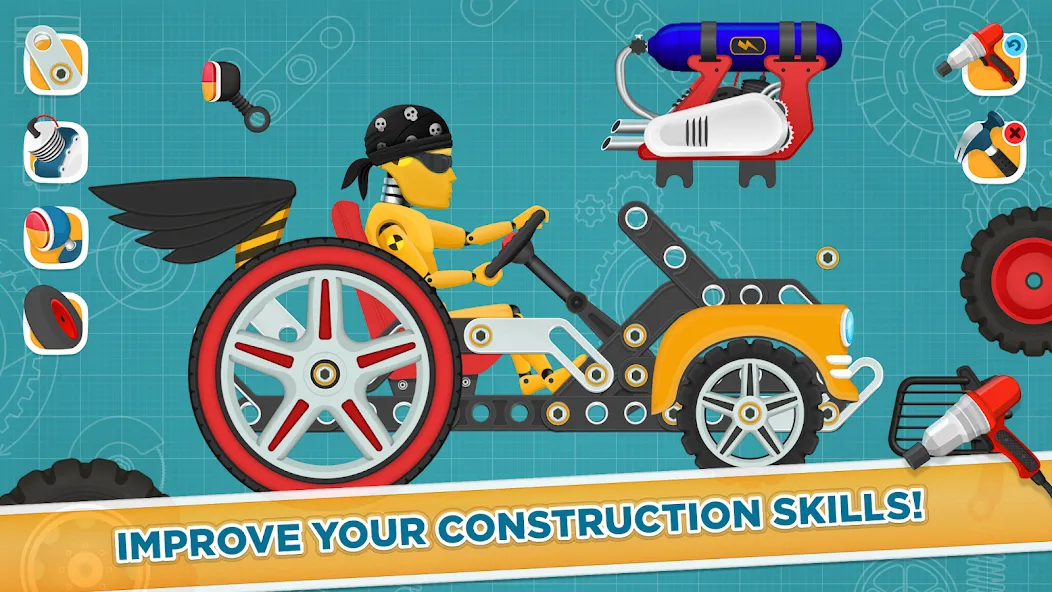 Car Builder & Racing for Kids  [МОД Бесконечные монеты] Screenshot 4