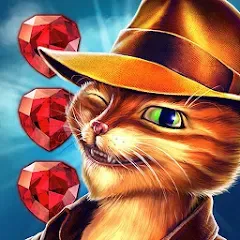 Скачать взломанную Indy Cat for VK  [МОД Бесконечные монеты] - стабильная версия apk на Андроид