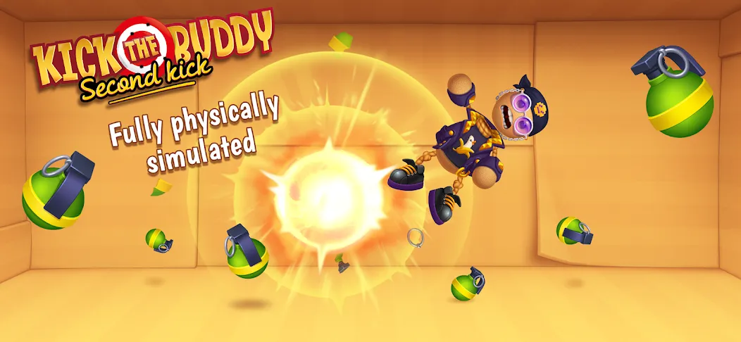 Kick the Buddy: Second Kick (Кик зе Бадди)  [МОД Бесконечные монеты] Screenshot 1