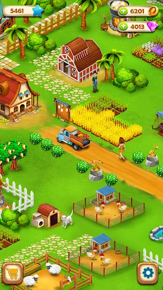 Country Valley Farming Game (Парадайз Хей Фарм Айленд)  [МОД Unlimited Money] Screenshot 3